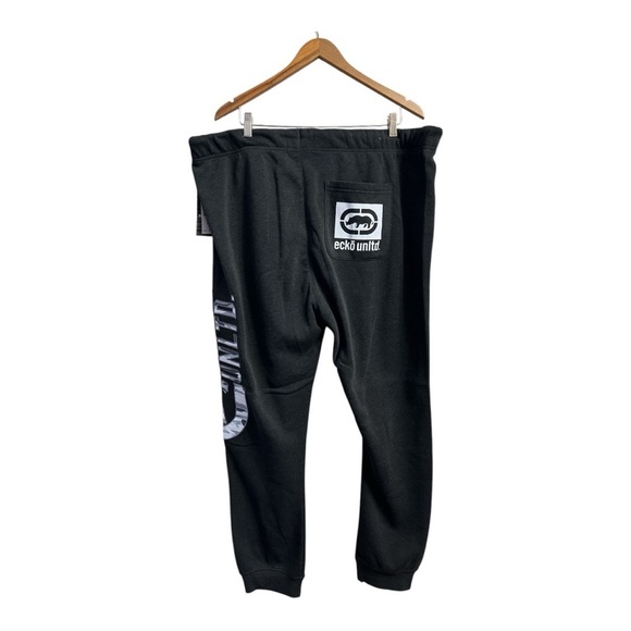 Ecko #EO31G586B, Charcoal Grey Joggers with Logo - Picture 2 of 4